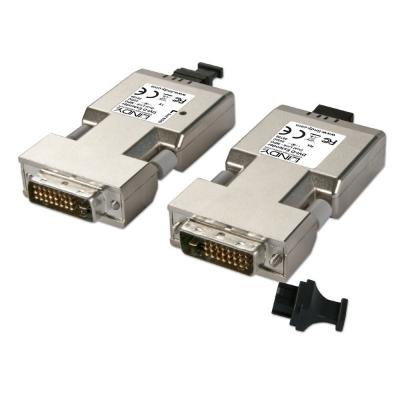 500m Fibre Optic DVI-D Dual Link Extender - Grey